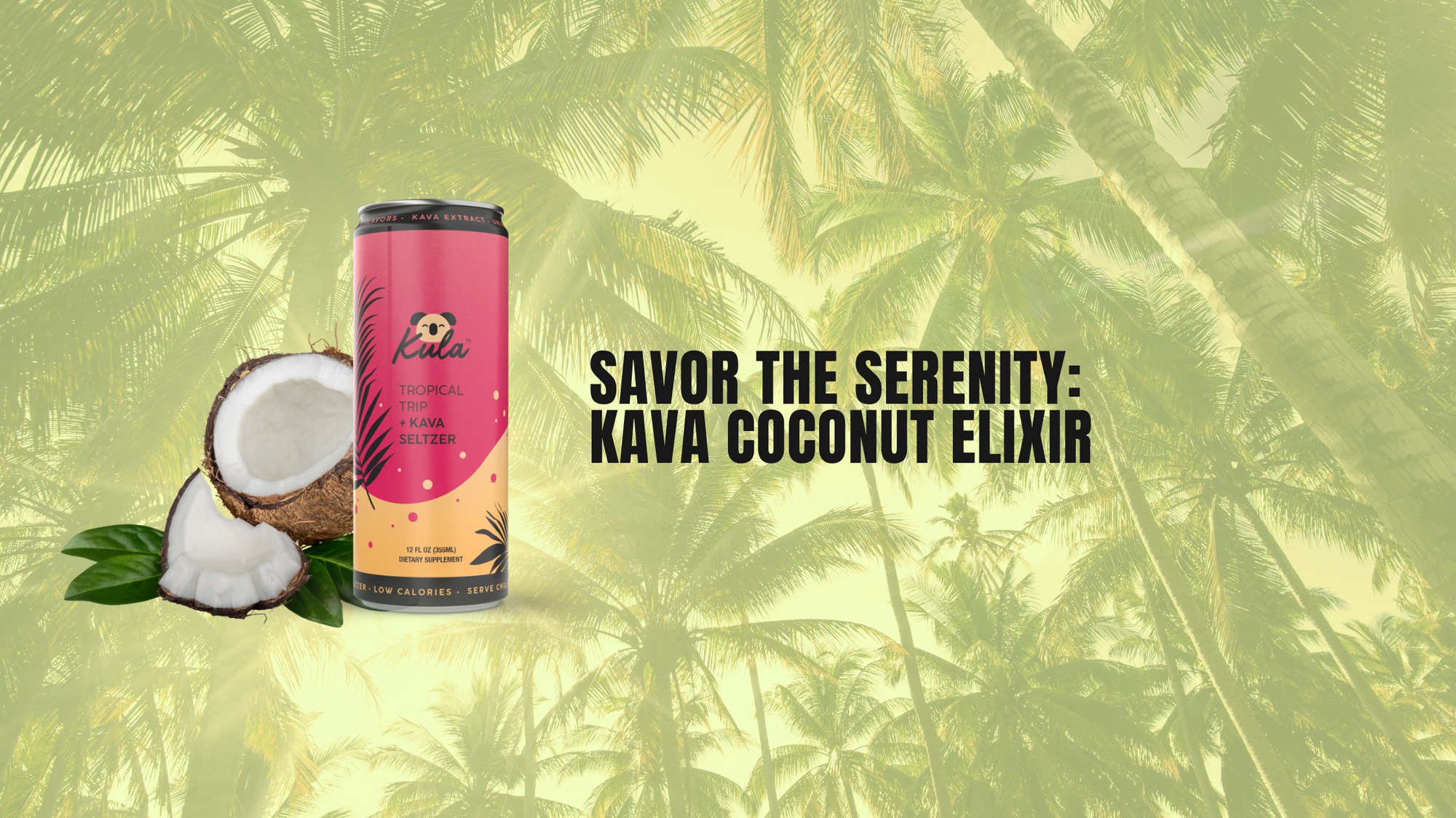 Savor the Serenity: Kava Coconut Elixir